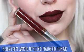 10 лучших жидких матовых помад: эффект, какая лучше, отзывы
