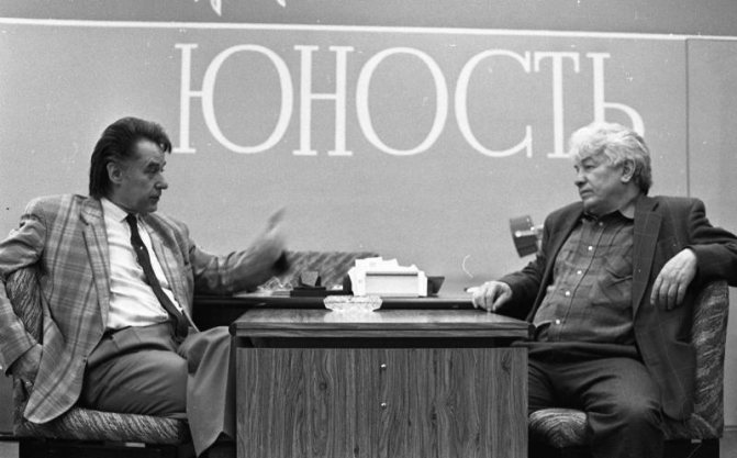 Андрей Дементьев в журнале Юность