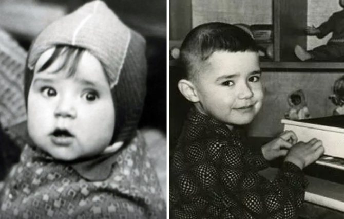 Евгений Осин в детстве