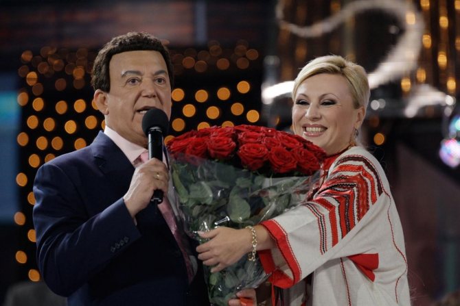 Легкоступова с Кобзоном