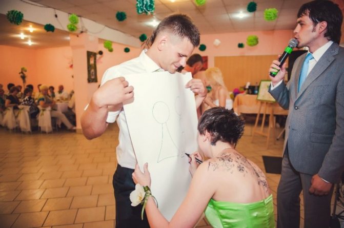 Пошлые конкурс на свадьбе