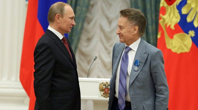Путин и Дементьев